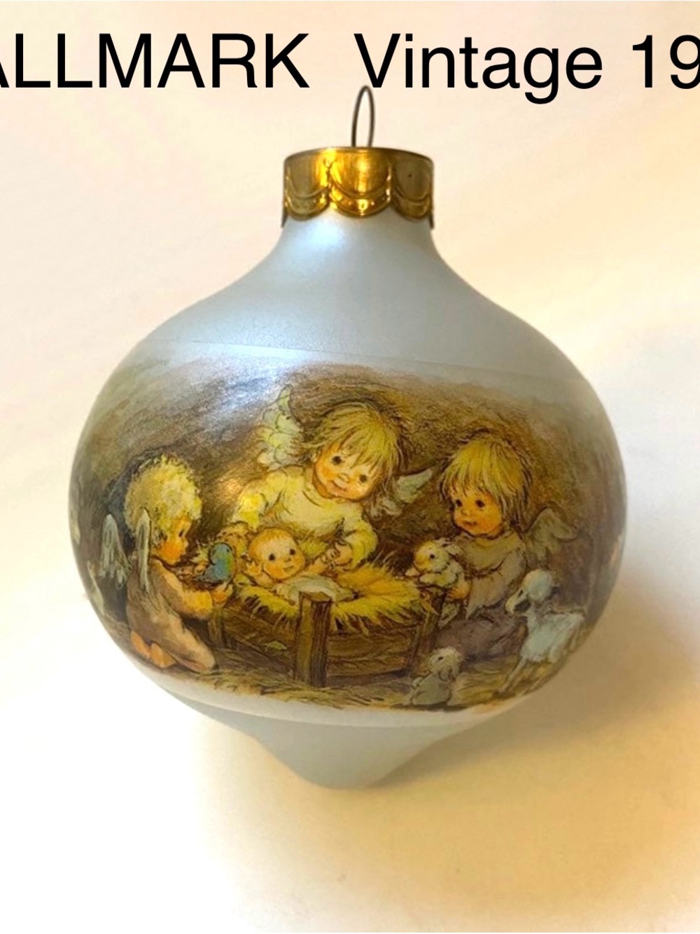 1985 Hallmark Vintage Ornament Nativity Scene Collectible